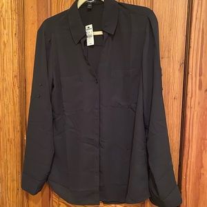 Express Portofino Button-up Top